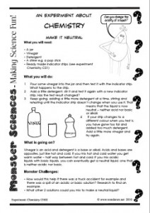 Chemistry science experiment - Make it neutral