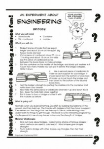 Engineering Science Experiment - Building Bridges