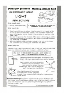 Light Science Experiment - all about reflections
