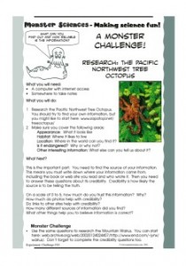 Chemistry Science Experiment: The Tree Octopus
