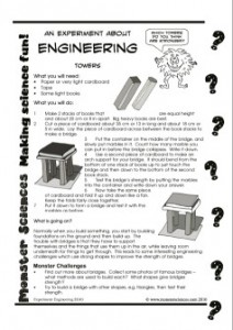 Engineering Science Experiment:  Towers of Strength