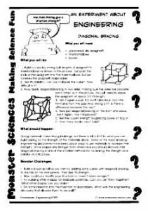 Engineering Science Experiment - Diagonal Bracing 