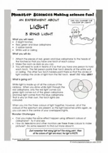 Light Science Experiment - 3 ring light