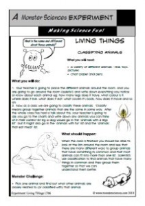 Living Things Science Experiment: Classifying Animals