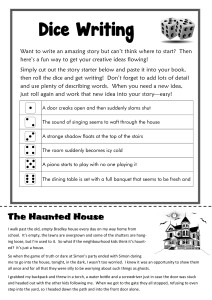 dice writing haunted house2