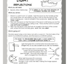 Light Science Experiment - all about reflections